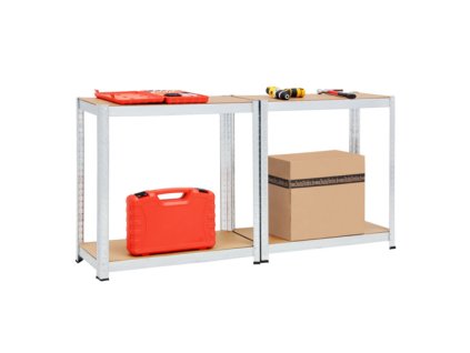 AKCIA: Regál 1800x900x300 mm zinkovaný 4-policový, nosnosť 700 kg