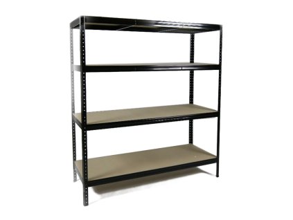 !!! Akčný balíček: 10x Regál 1800x1600x600 mm lakovaný 4-policový, nosnosť 1000 kg