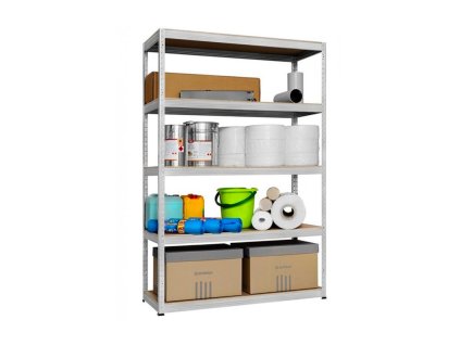 8227 regal 1800x1200x300 mm zinkovany 5 policovy nosnost 875 kg