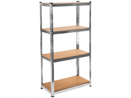 !!! Akčný balíček: 10x regál 1600x800x400 mm zinkovaný 4-policový, nosnosť 700 kg
