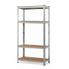 Regál 1800x900x400 mm zinkovaný 4-policový, nosnosť 700 kg
