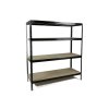 !!! Akčný balíček: 5x Regál 1800x1600x600 mm lakovaný 4-policový, nosnosť 1000 kg