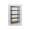 5085 1 regal 1800x600x400 mm lakovany 5 policovy nosnost 875 kg cierny