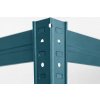 Regál 180x90x40 cm lakovaný 5-policový, nosnosť 875 kg - ZELENÝ 5