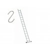 Profesionálny rebrík 1x14 hliníkový, 1-dielny, pracovná výška až 4,75 m, FISTAR