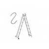 Profesionálny rebrík 2x7 hliníkový, 2-dílný, pracovná výška až 4,25 m, FISTAR