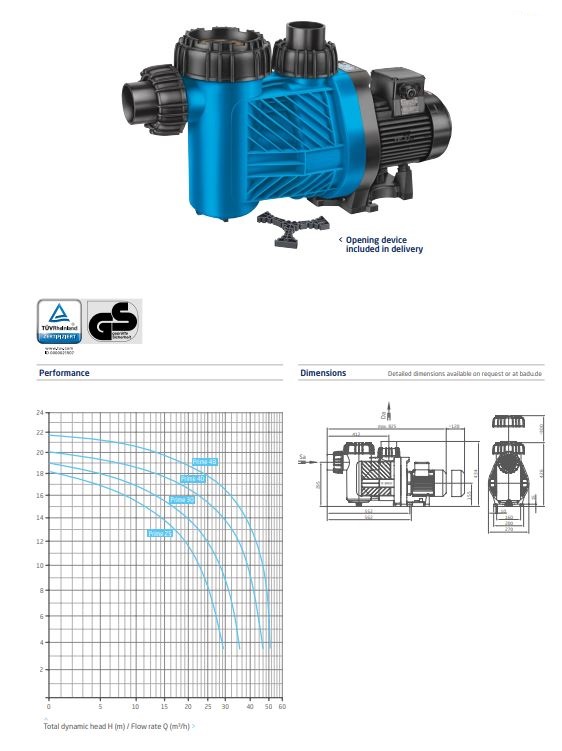 Bazénové čerpadlo BADU Prime 25