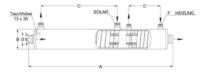 Tepelný výmenník Solar Hybrid D-SHWT 18/35 - 30/42 kW