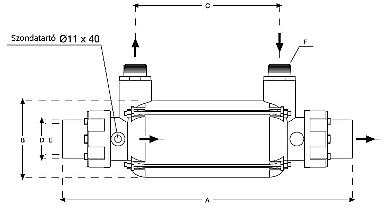 Tepelný výmenník D-KWT-VA Plastic / SS316 45 kW