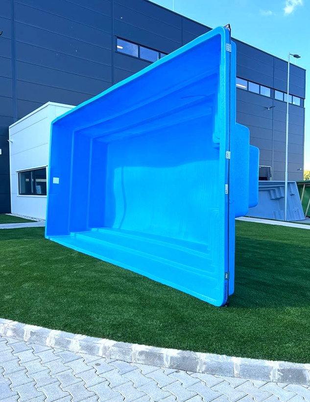 Plastový bazén Square Pool HDPE Modrá 