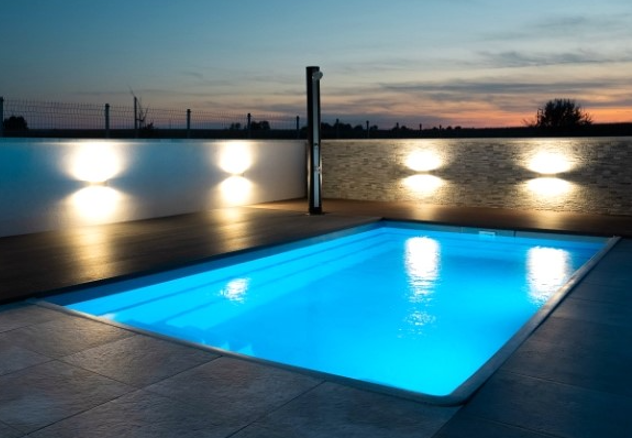 Plastový bazén Square Pool HDPE Perleťová modrá