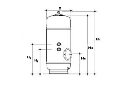 Bazénový filter FHB 1m d1000 