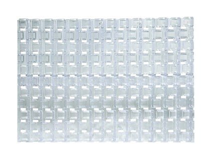 67016 rohovy prvok prelivu square transparentny 45 195mm