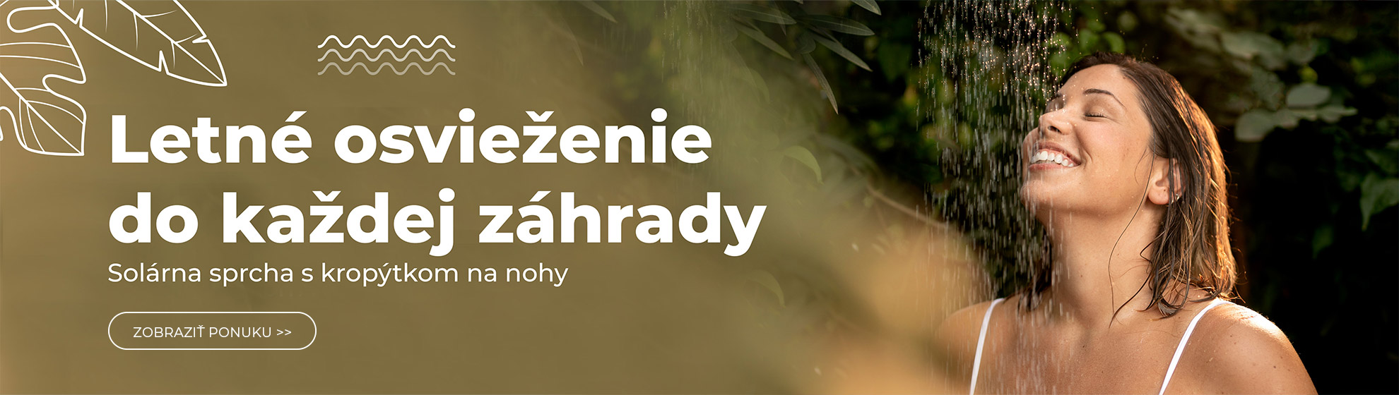 solárna sprcha