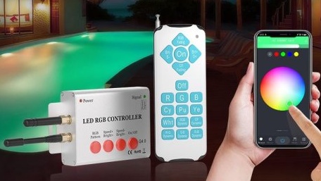 Synchronizace bazénových svítidel