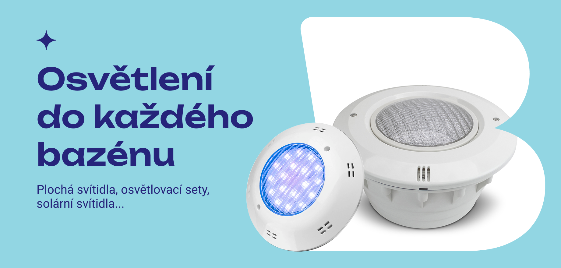 LED světla do bazénu