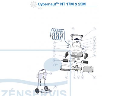 Cybernaut - náhradné čierne čistiace kefy