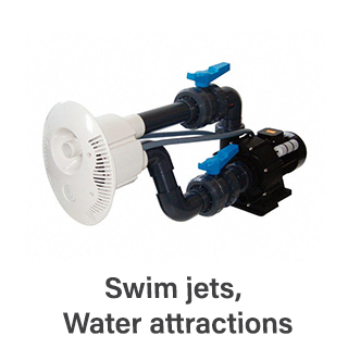 Anticurrents, water attractions