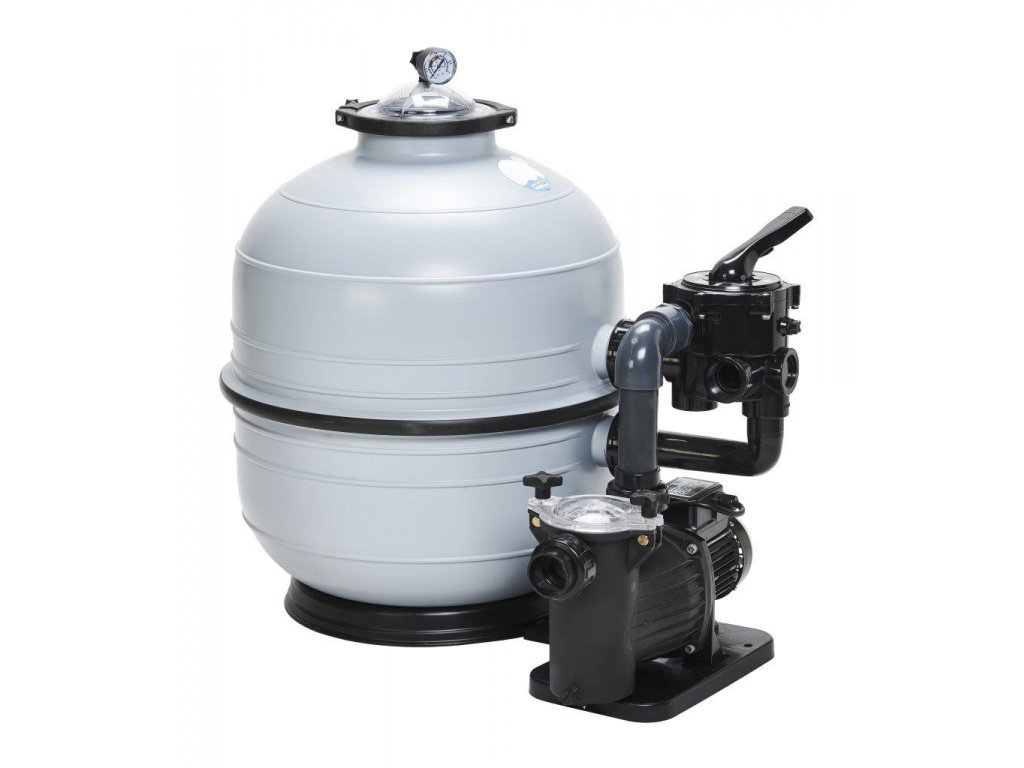 Filter device - KIT MIDI 600,12 m3/h, 230 V, 6 -paths. Boč. Valve, pump. Freeflo