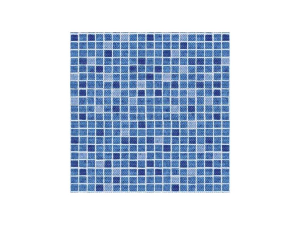 Avfol Decor anti -slip - mosaic blue; 1.65m width, 1.5mm, footage
