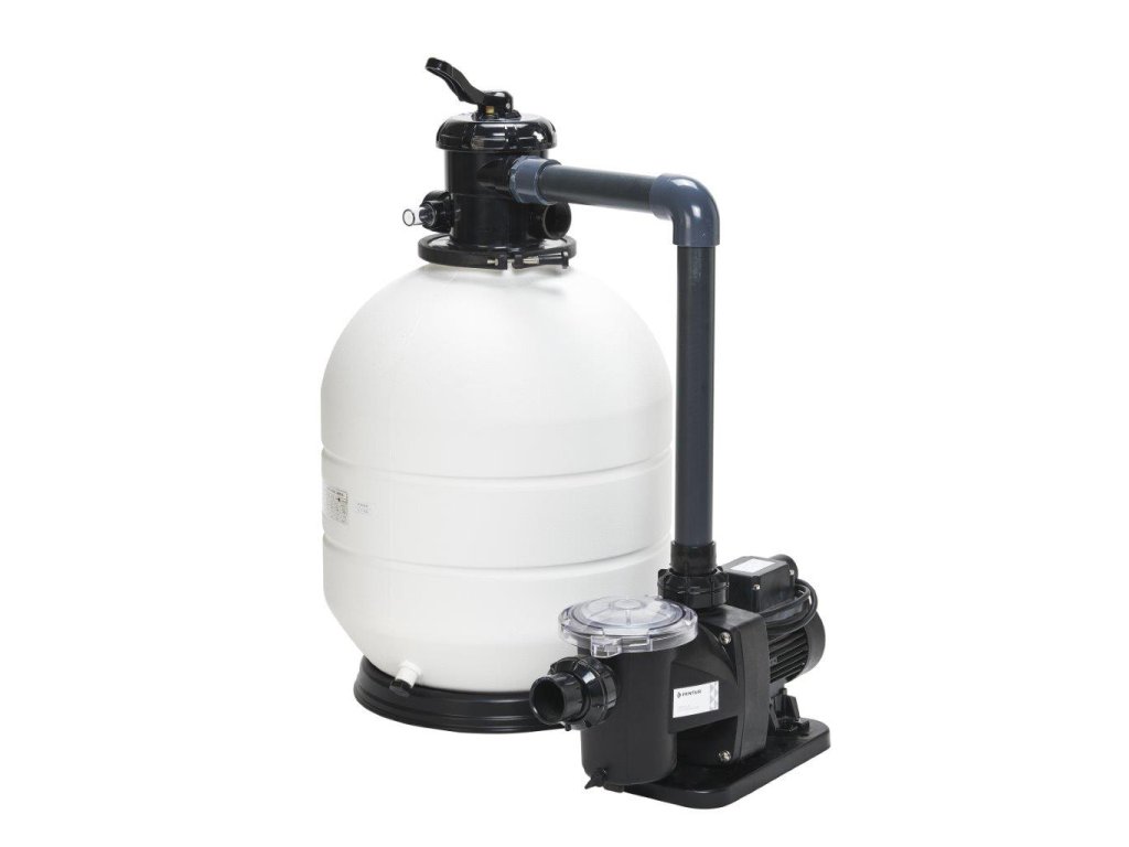 Kit Roma 400 4m3/h Filtergeräte mit Sockel und Micro Dolfino Pumpe