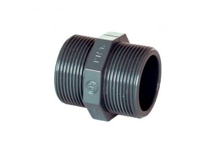 PVC illesztés - dupla 1/2 “ext.