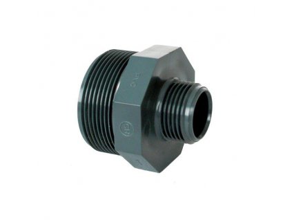 PVC tvarovka - Dvojnipl redukovaný 3/4“ x 1/2“ ext. (velikost 3/4“ x 1/2“ ext.)