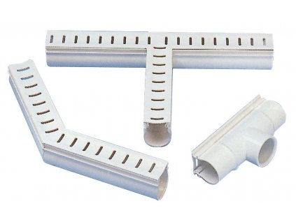 Drainage groove with grid (corner piece 135 °)