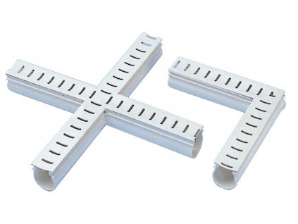 Entwässerungsnut mit Netz (Eckstück 90 °)