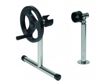 Stainless steel winding device 1x portable/fixed with joint, flange