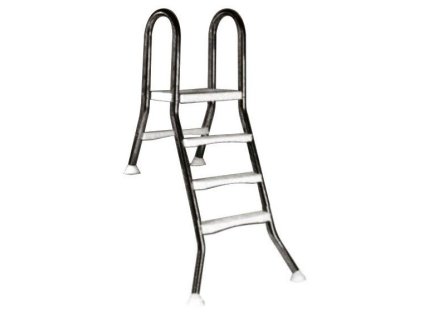ESP ladder for unmooped pools, 3+1 degree, for pools 1 m height, AISI 304