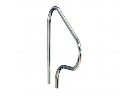 Ranking handle 780mm with housing and rosette AISI 316 - 1pc