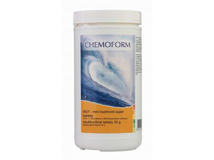 BST  – Bazén. Super Tablety, 3-kombinace, tableta 20 g (Bazén Super Tablety, 3-kombinace, tableta 20 g 1 kg)