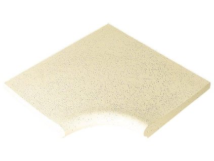 Sahara tiles - sand - corner tile R150 int. - 1pcs