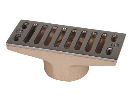 Dispute to overflow groove - 160 x 60 mm, 2 “connection.