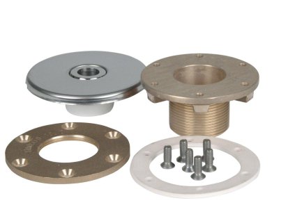 Inlet nozzle D = 18 mm - thread 11/2 "ex, 40 mm, flange, foil brother.