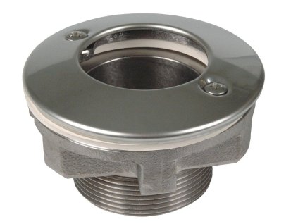 Hugo Lahme suction nozzle with flange - connection of 2 "ex, 40mm, foil bridge.