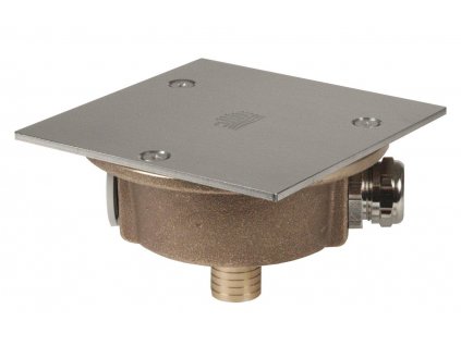 Connecting box with a square cover