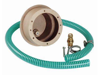 Pot for lights with cable protection