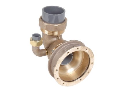 Hydromassage nozzle, 90 ° with air suction
