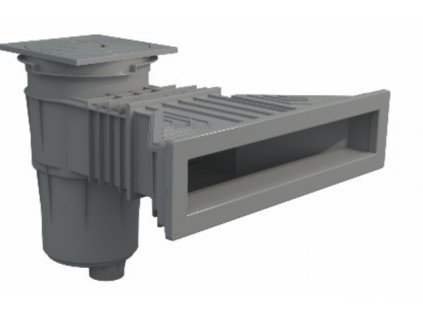 SuperSkimmer 17,5 L sárgaréz résekkel - sötétszürke (RAL7016)