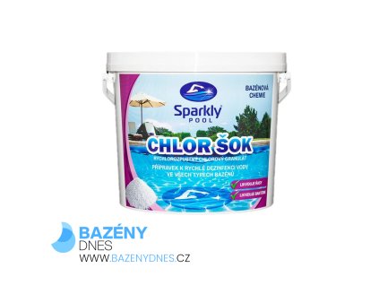 Sparkly Pool Chlor šok 1kg