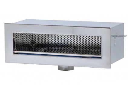 Skiemer ze stali nierdzewnej - 400 mm dla basenów foliowych