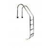 Stainless steel ladder with 4 -degree housing, AISI 304.