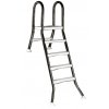 ESP ladder for unacceptable pools, 4+1 degree, for pools 1.2 m height, AISI 304