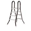 Ladder EEP for unfinished pools, 3+3 degrees, for pools 1 m height, AISI 304