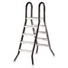 Ladder EEP for unfinished pools, 4+4 degrees, for pools 1.2 m height, AISI 304