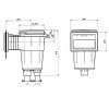 Skimmer 17,5 l standardní hrdlo, pro folii