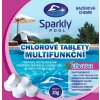 Chlorové tablety do bazénu 6v1 multifunkční 20g 1 kg
