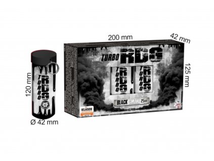 3744 cerna turbo dymovnice s trhaci pojistkou